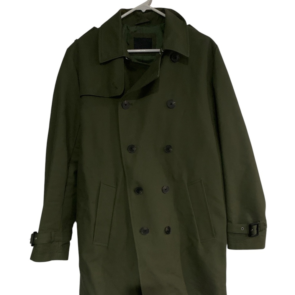 NWOT ASOS DESIGN Men's  trench coat “Green”  Size: M